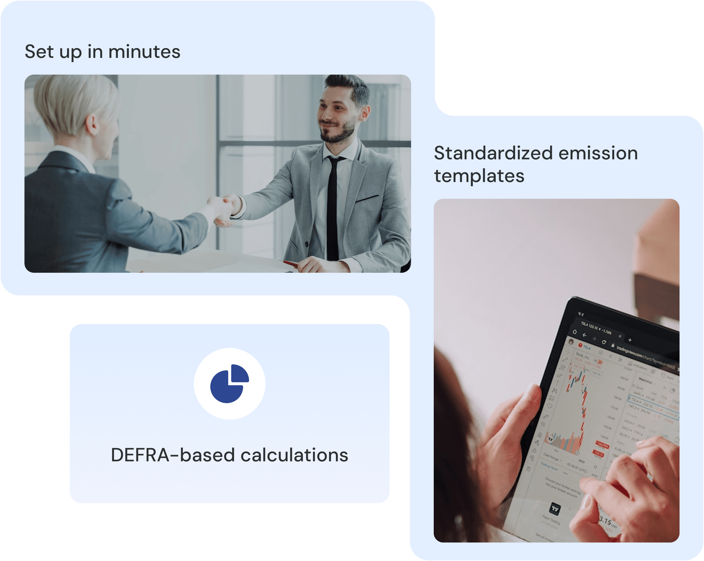 SAMESG Lite dashboard showing emission reporting interface with data visualization and compliance tracking